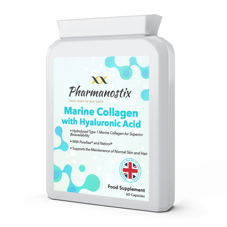Marine Collagen with Hyaluronic Acid 60 Capsules-0