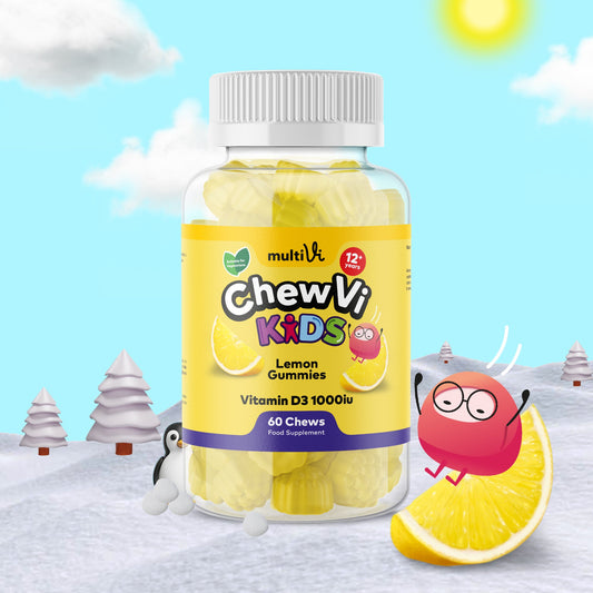 Kids Vitamin D3 Gummies - Lemon Flavour