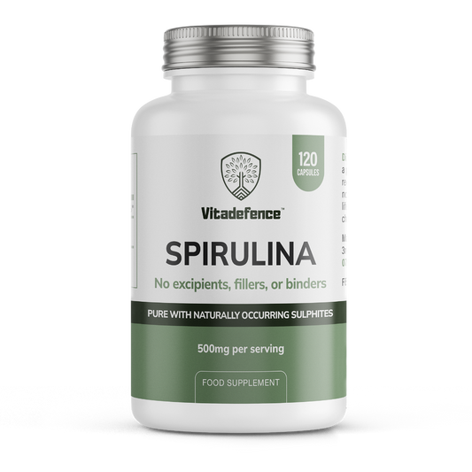 Spirulina | 500 mg Vegan Capsules – 120 Count-0