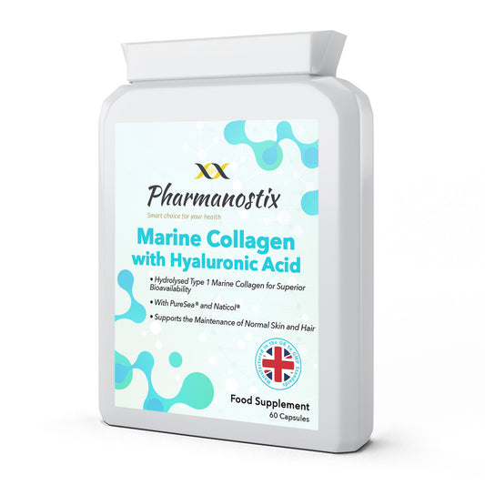 Marine Collagen with Hyaluronic Acid 60 Capsules-0