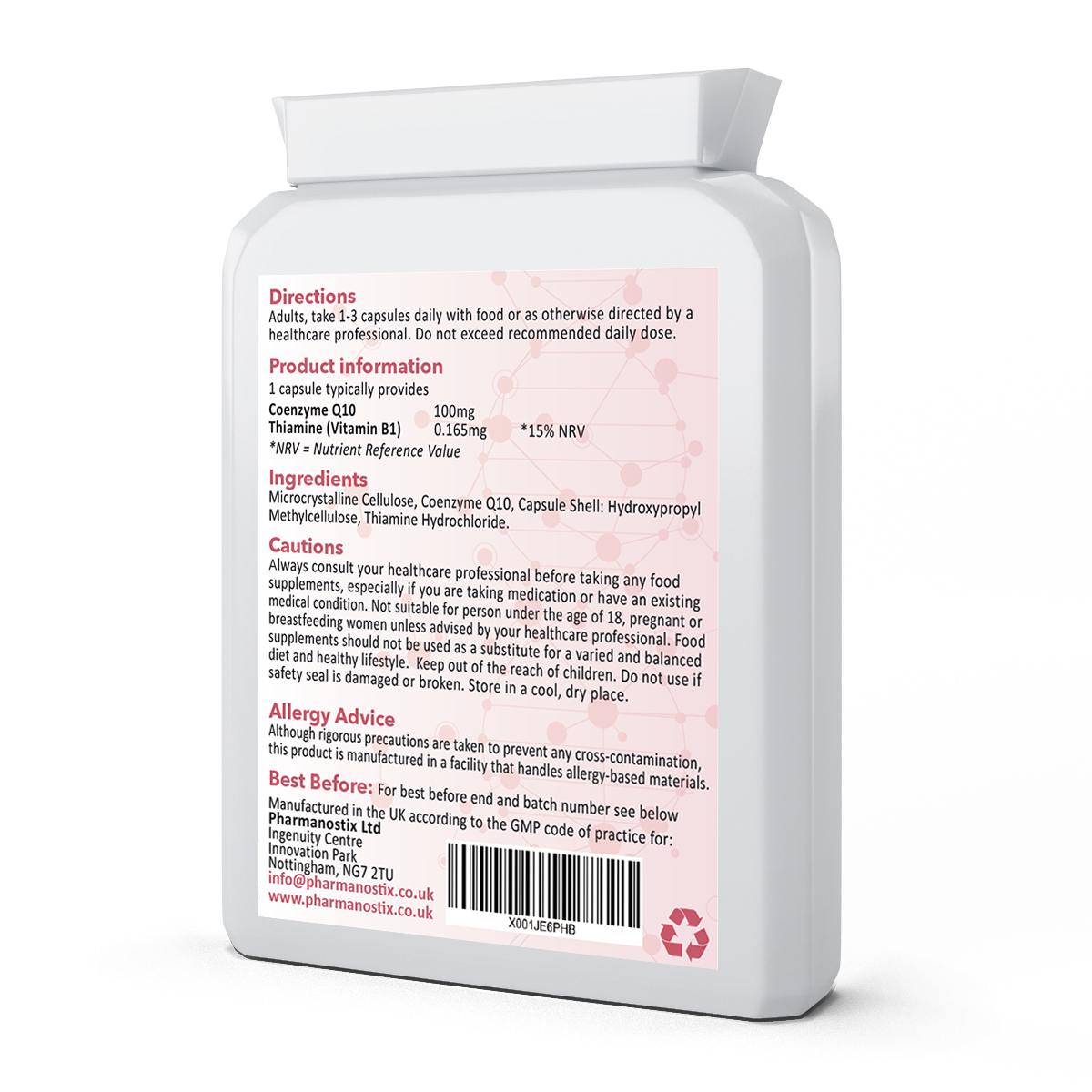 CoEnzyme Q10-100mg Capsules-1