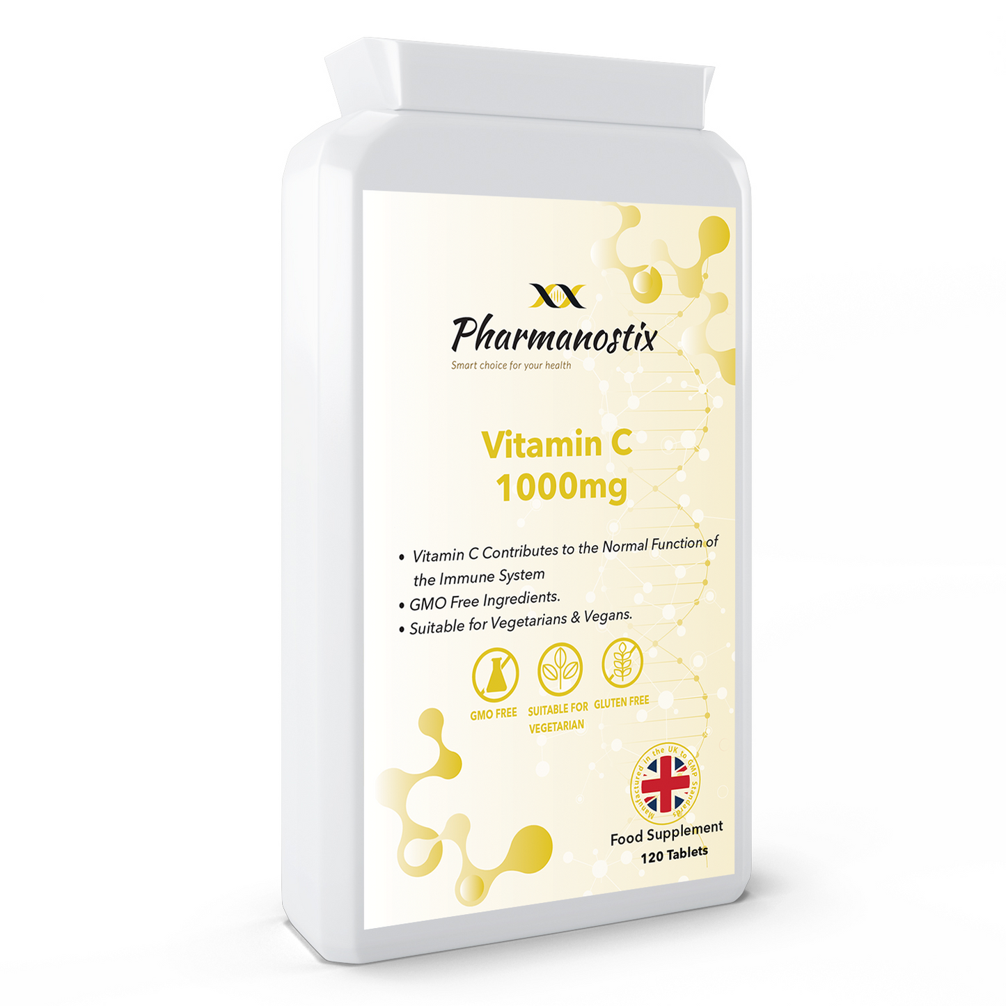 Vitamin C 1000mg (1 Gram) 120 Tablets-0