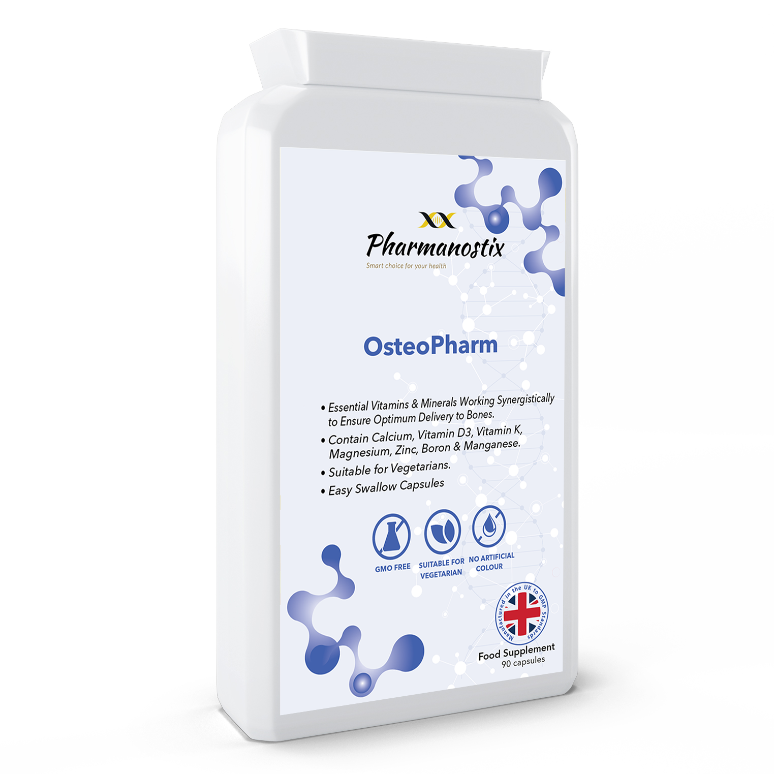 OsteoPharm Bone Support Formula - 90 Vegetarian Capsules-0